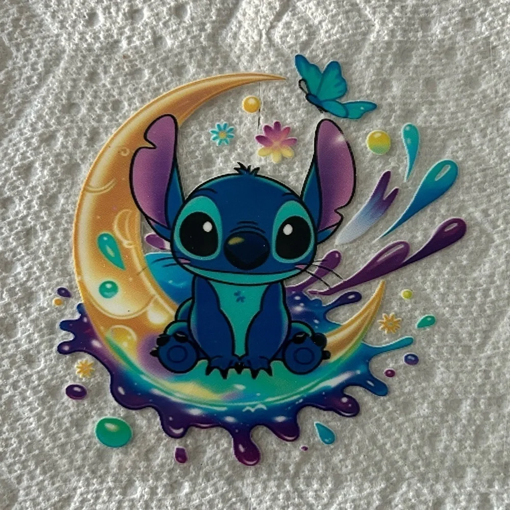 Stitch Moon Cup Decal D2